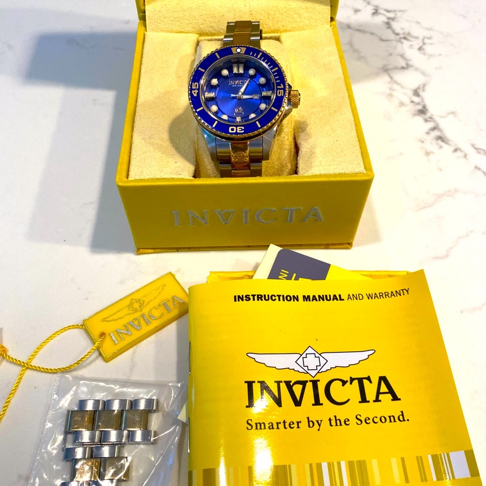 INVICTA Womens GRAND DIVER watch, water resistant 1000 feet/300 meters, sporty